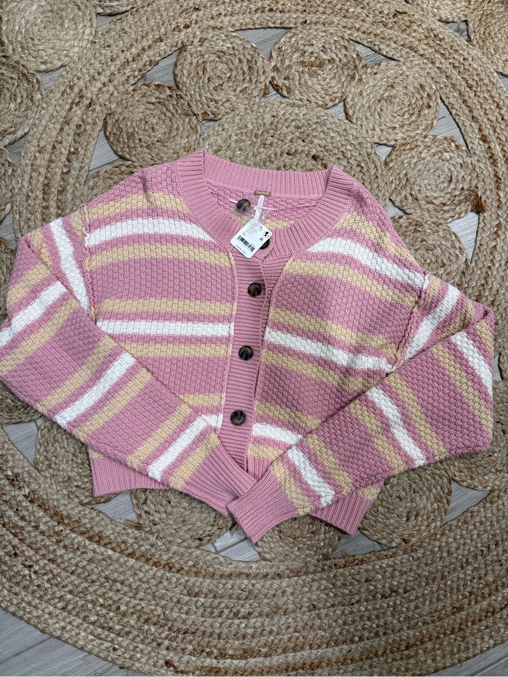 free people LILA STRIPE CARDI